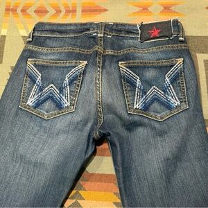 People's Liberation jeans Crop women's size 28 medium wash vintage flare jeans